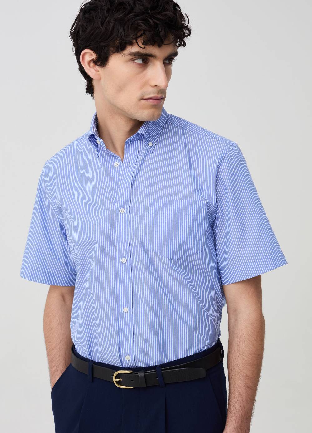 Ovs Camicia a maniche corte fantasia a righe