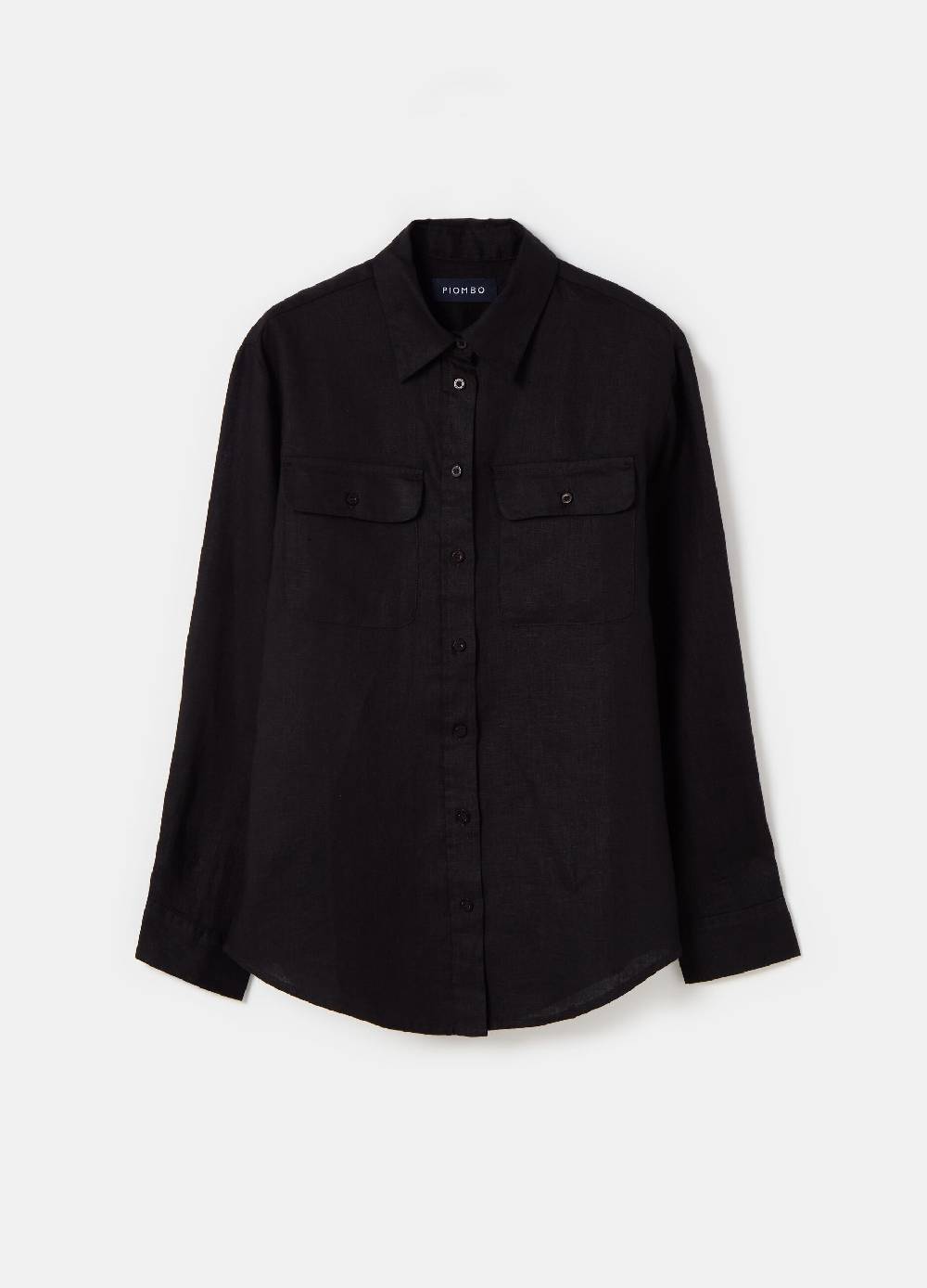 Ovs Camicia A Maniche Corte In Lino Con Taschini