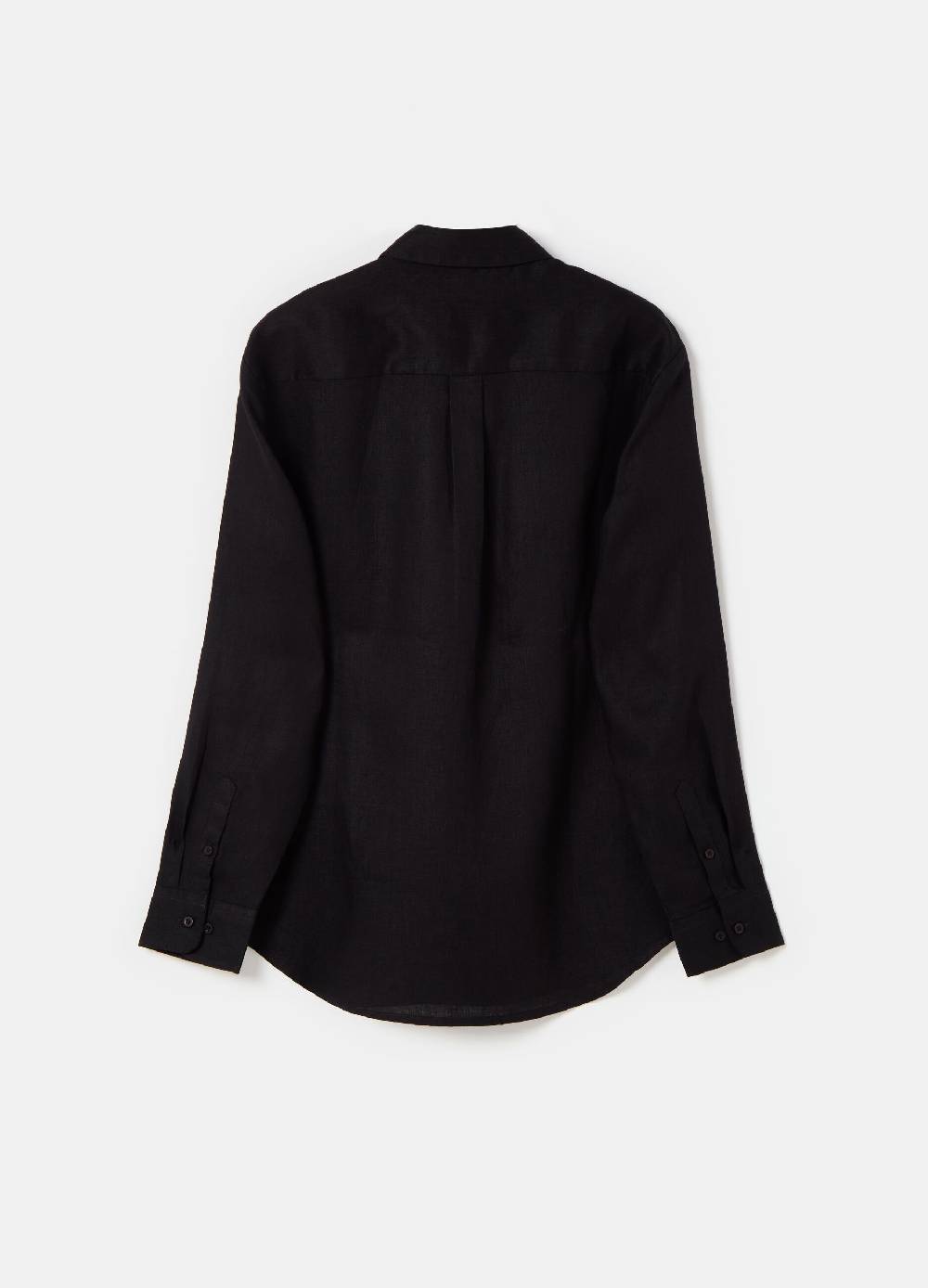 Ovs Camicia A Maniche Corte In Lino Con Taschini