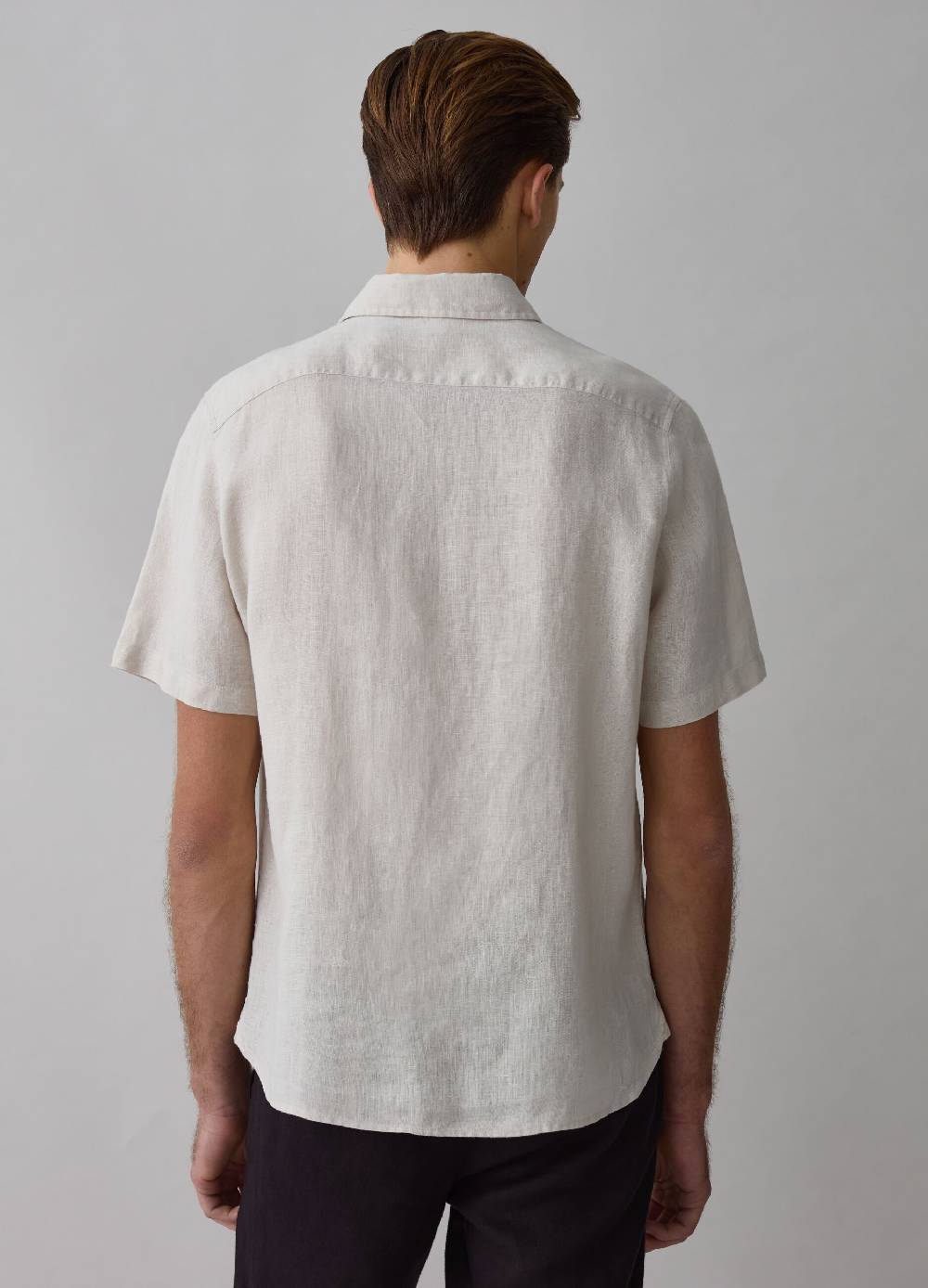 Ovs Camicia A Maniche Corte In Lino
