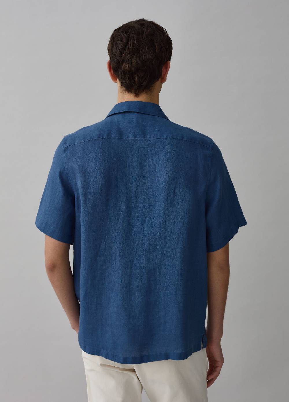 Ovs Camicia A Maniche Corte In Puro Lino