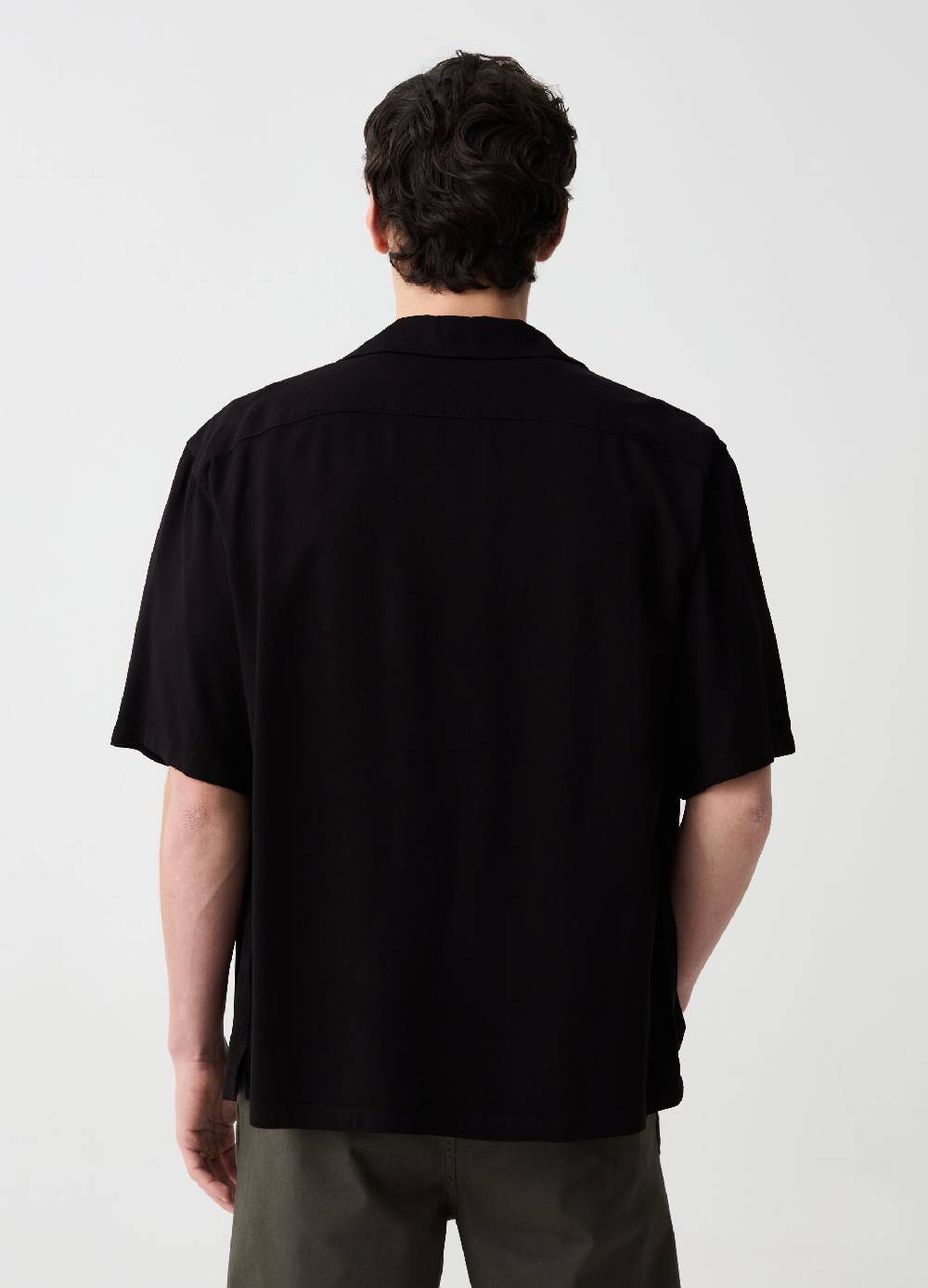 Ovs Camicia A Maniche Corte In Viscosa