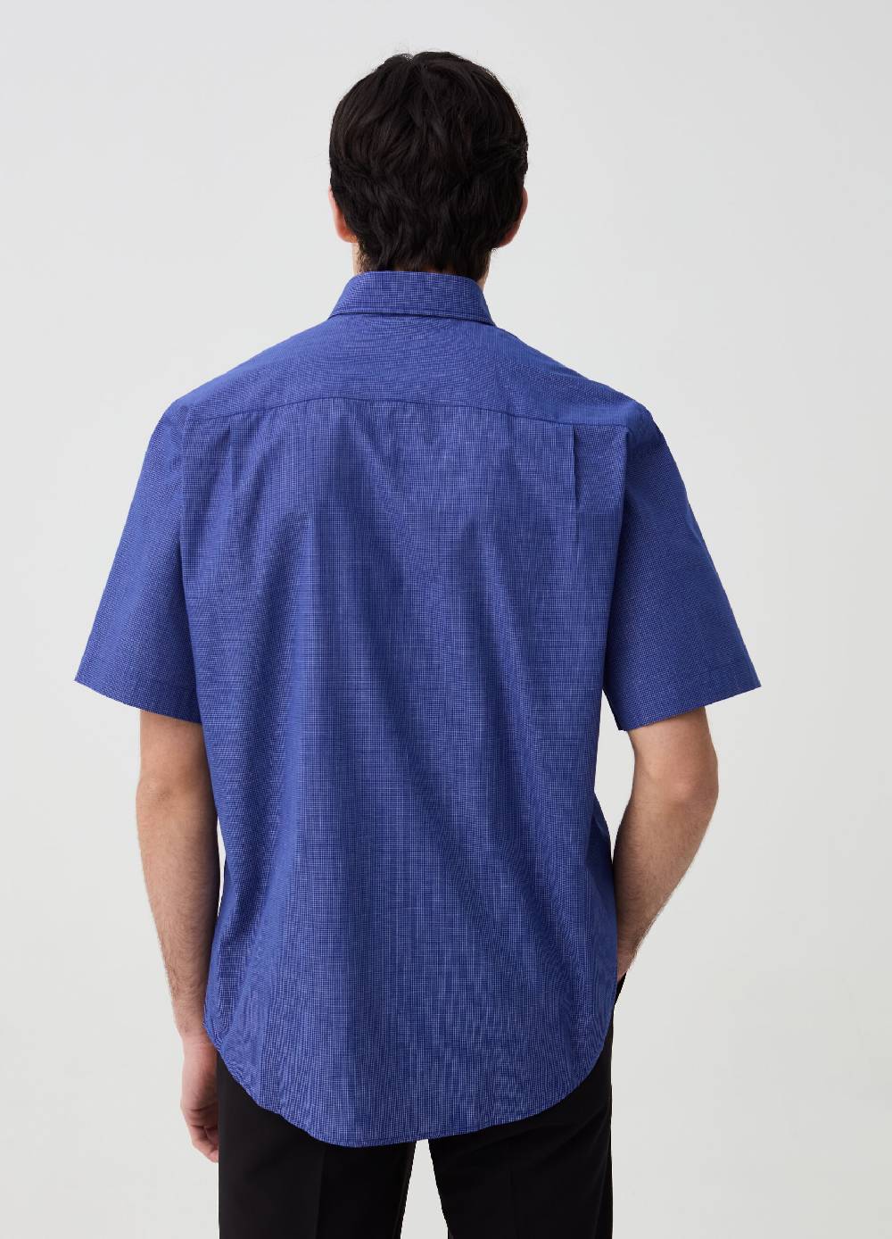 Ovs Camicia A Maniche Corte Micro Fantasia