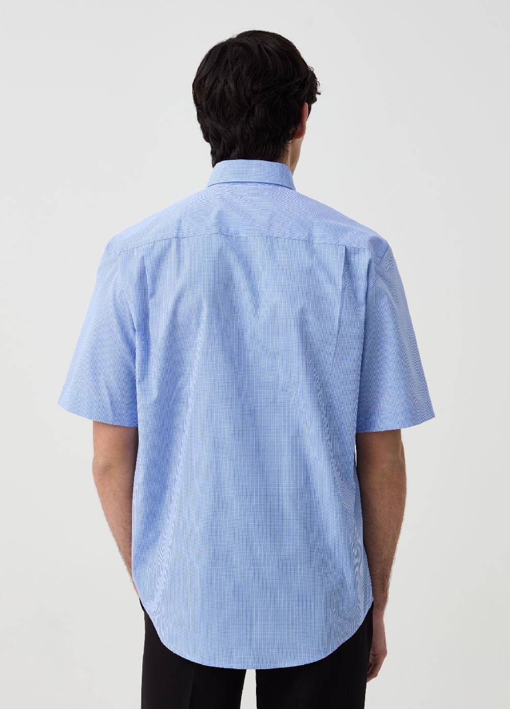 Ovs Camicia A Maniche Corte Micro Quadri