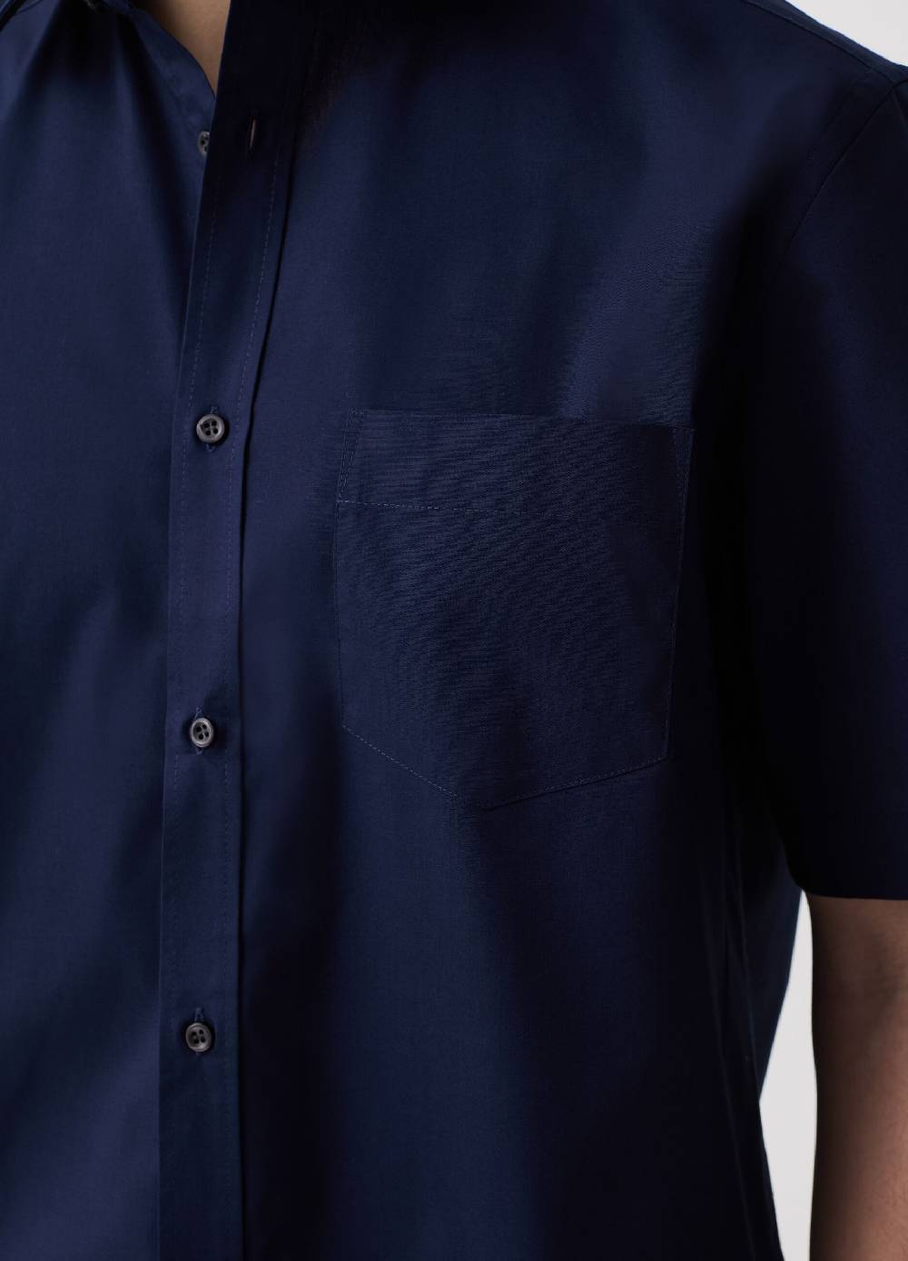 Ovs Camicia A Maniche Corte Regular Fit Con Tasca