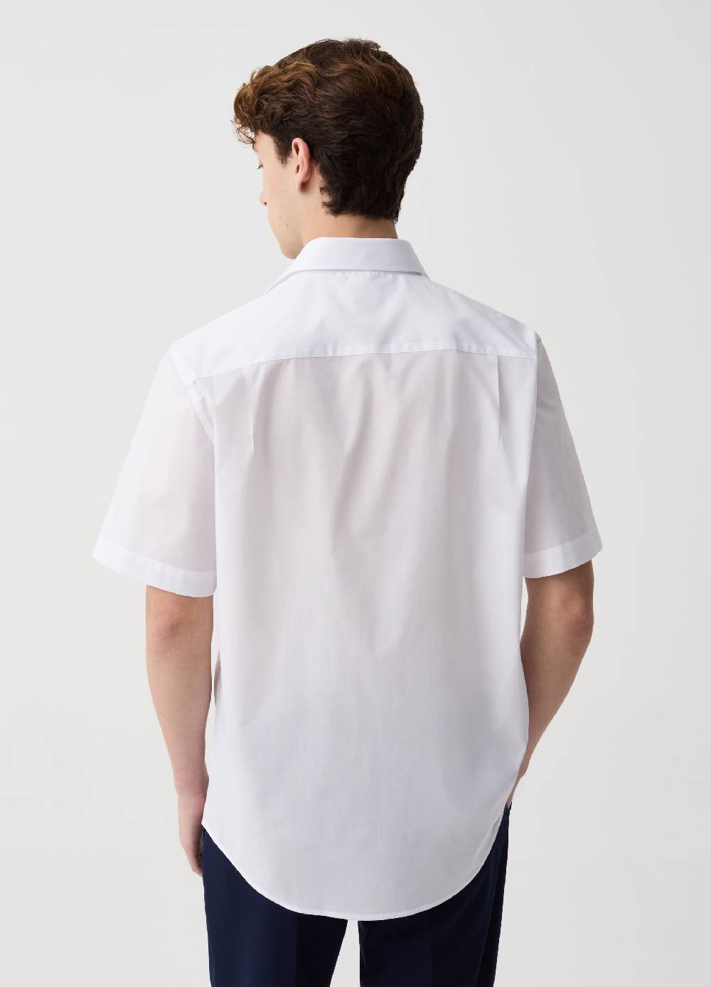 Ovs Camicia A Maniche Corte Regular Fit Con Tasca
