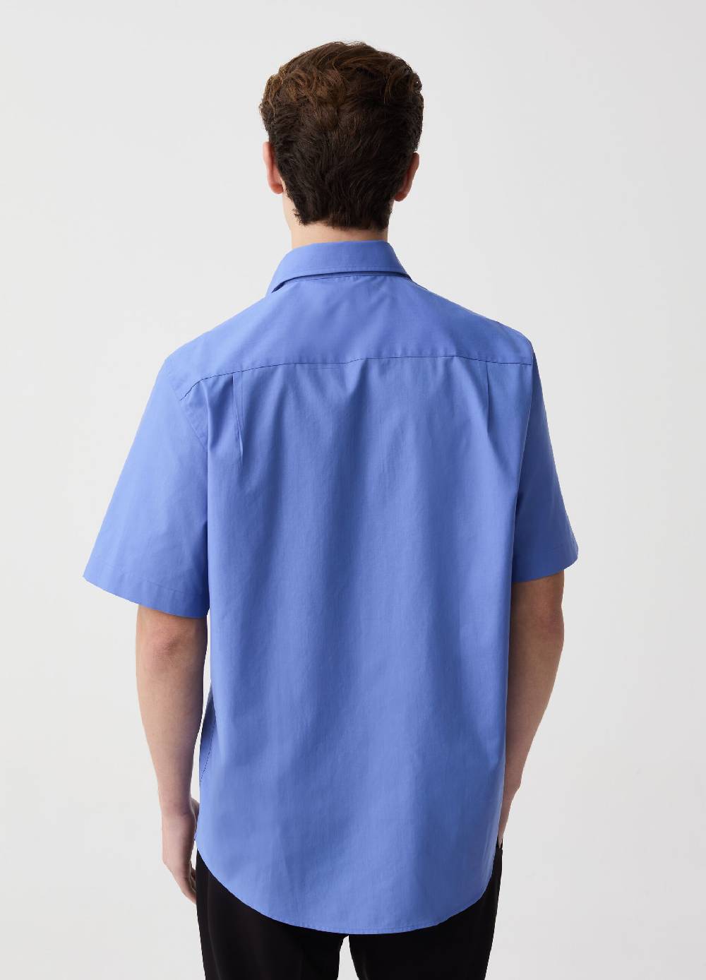 Ovs Camicia A Maniche Corte Regular Fit Con Tasca