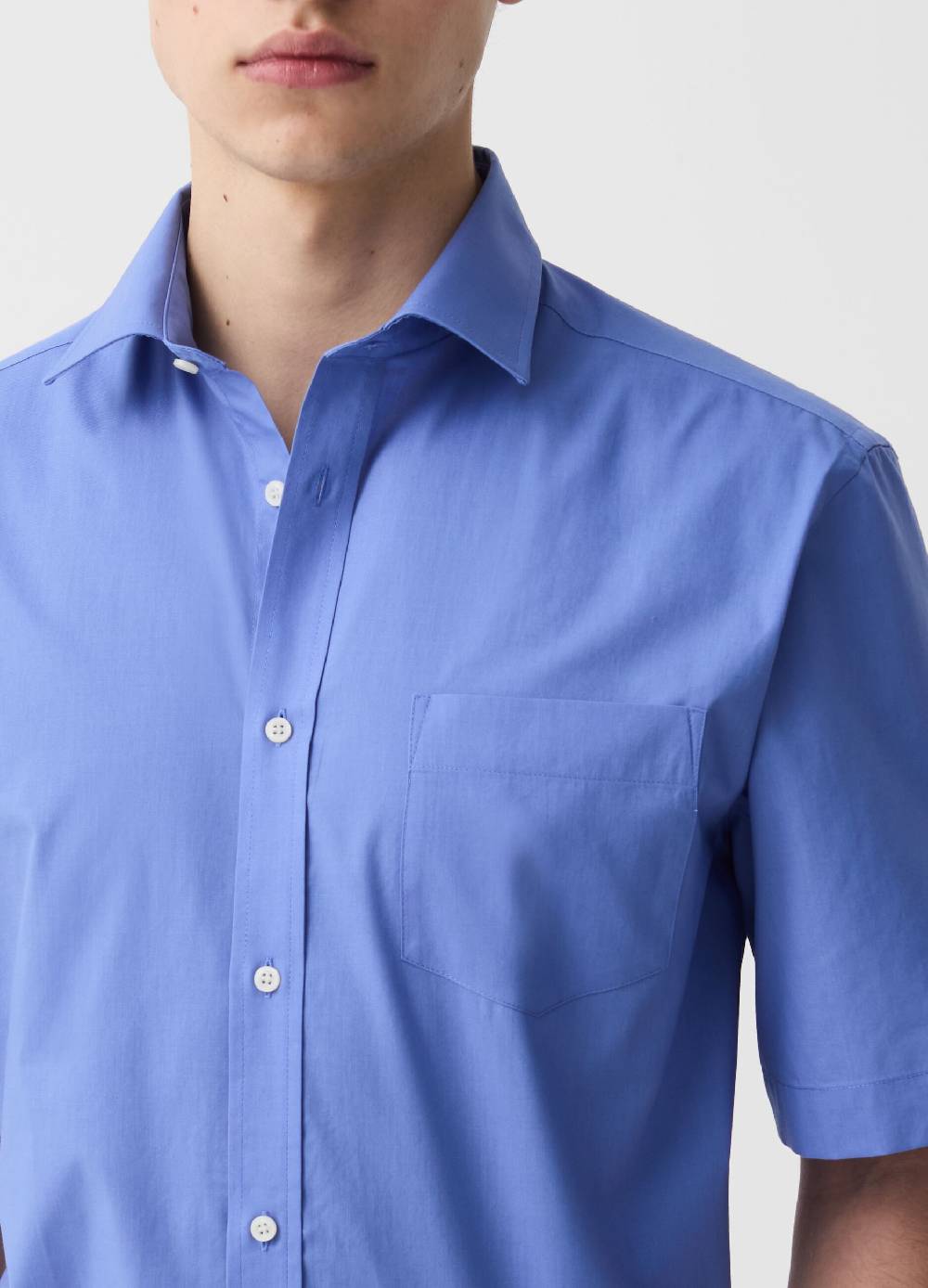 Ovs Camicia A Maniche Corte Regular Fit Con Tasca