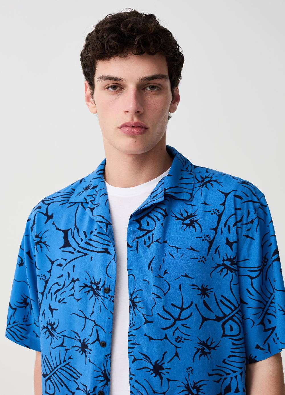Ovs Camicia A Maniche Corte Stampa Floreale