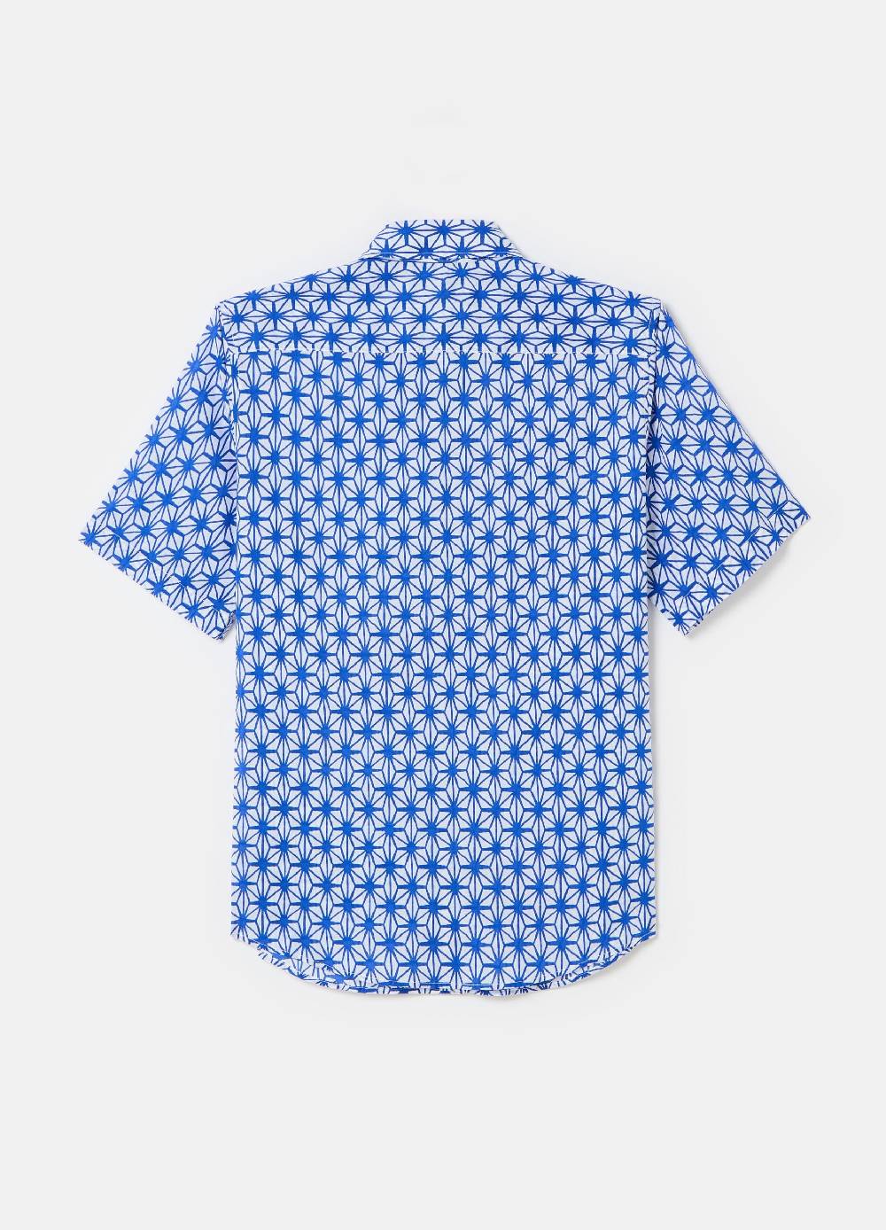 Ovs Camicia A Maniche Corte Stampa Geometrica