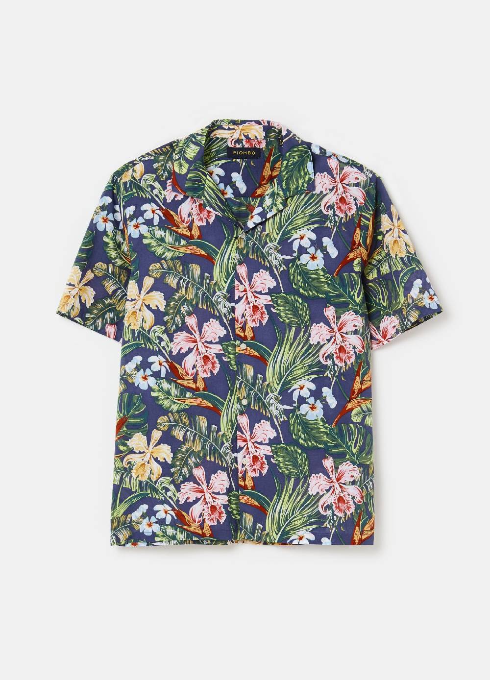 Ovs Camicia A Maniche Corte Stampa Hawaiana