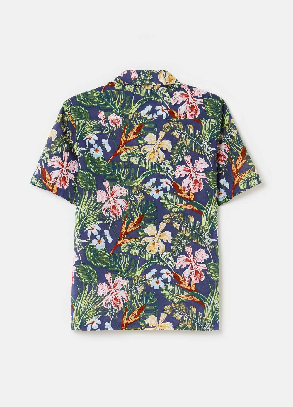 Ovs Camicia A Maniche Corte Stampa Hawaiana