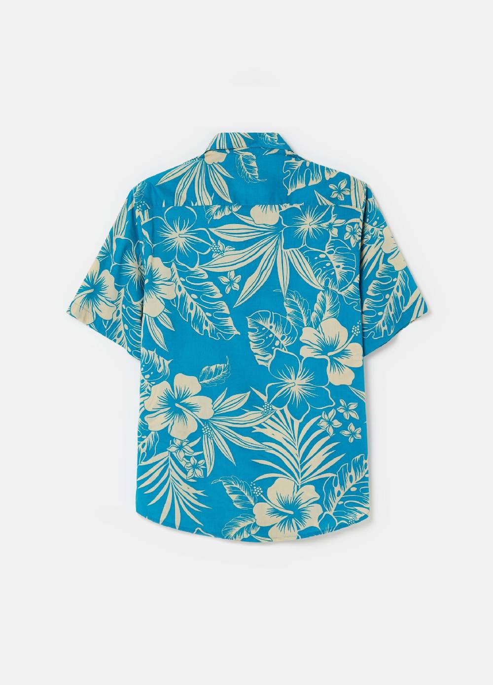 Ovs Camicia A Maniche Corte Stampa Hibiscus