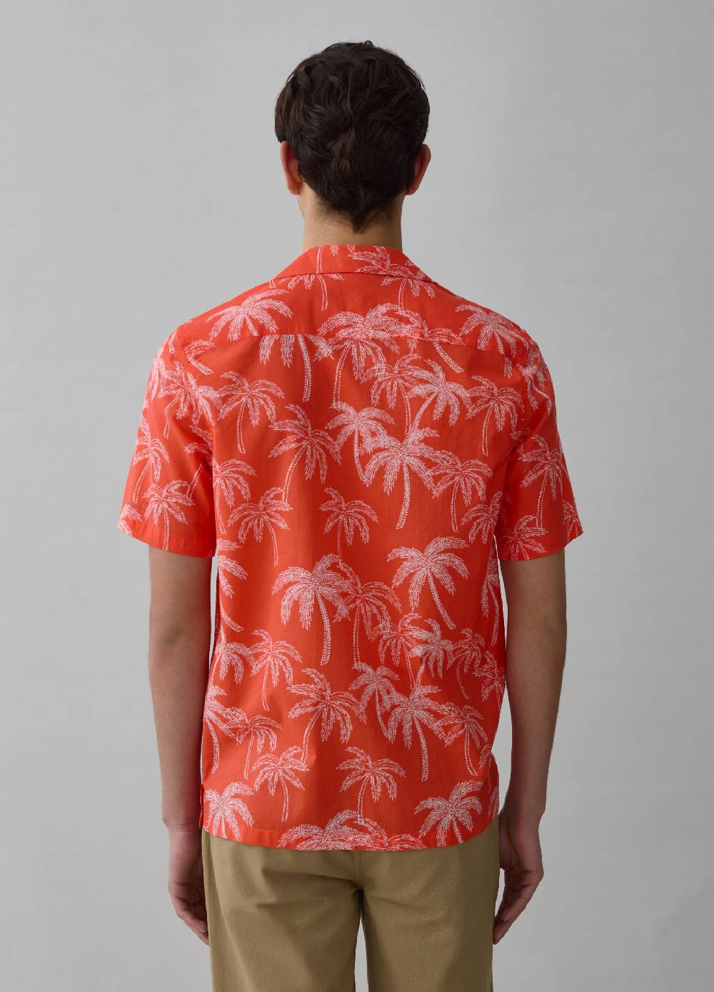 Ovs Camicia A Maniche Corte Stampa Palme