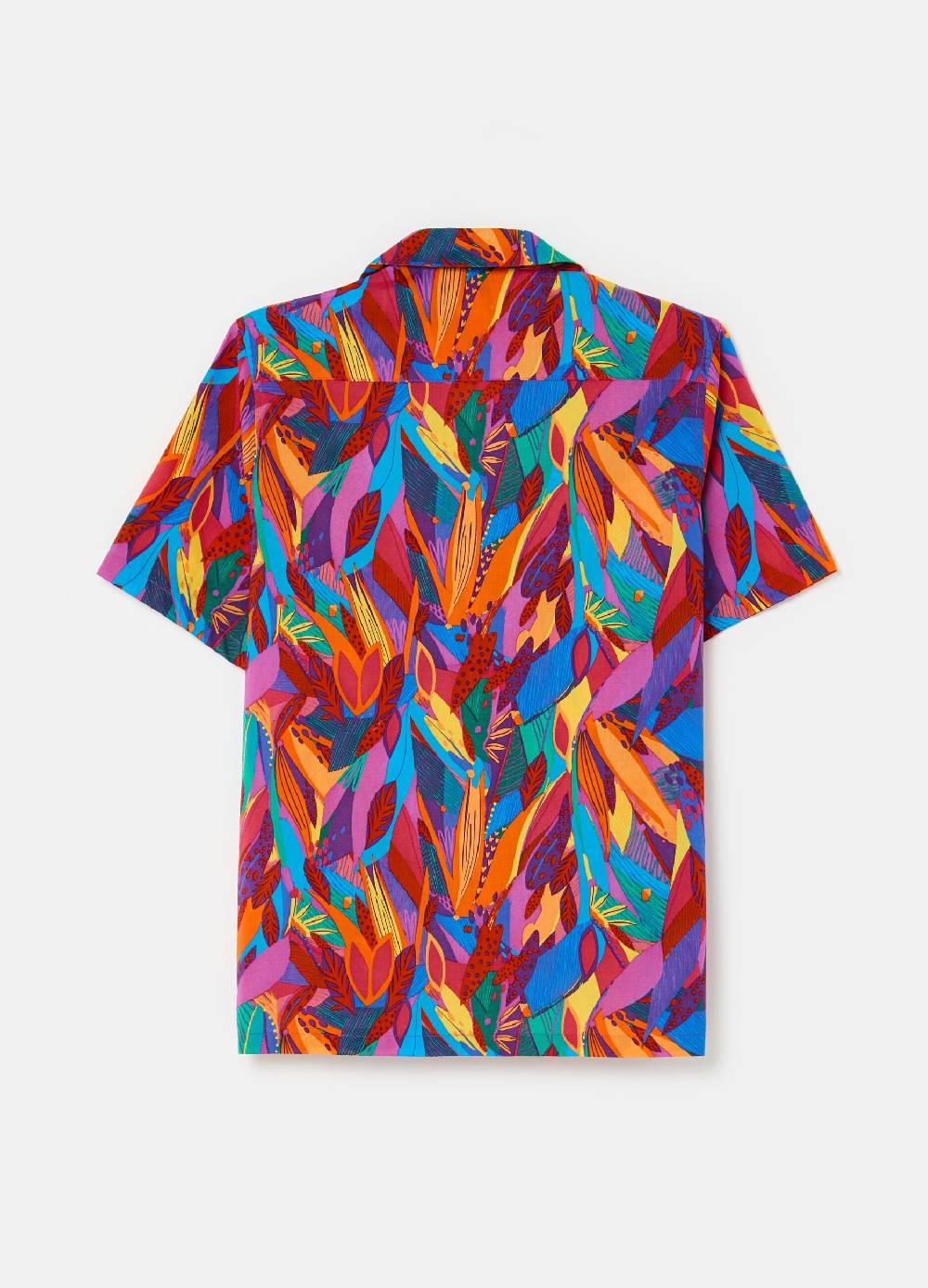 Ovs Camicia A Maniche Corte Stampa Tropicale