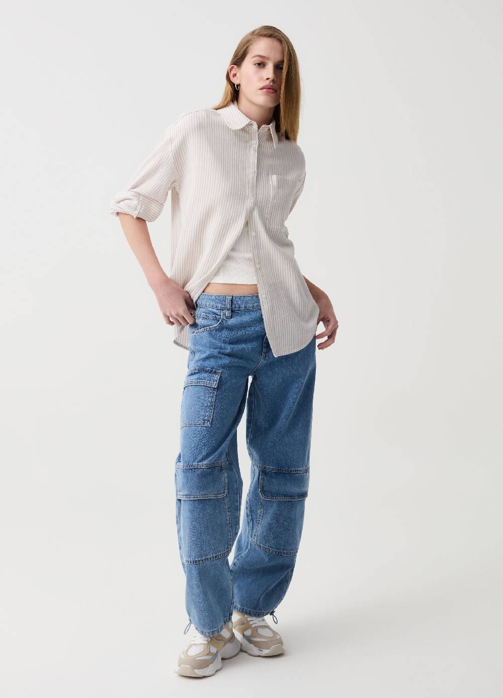 Ovs Camicia a righe con tasca