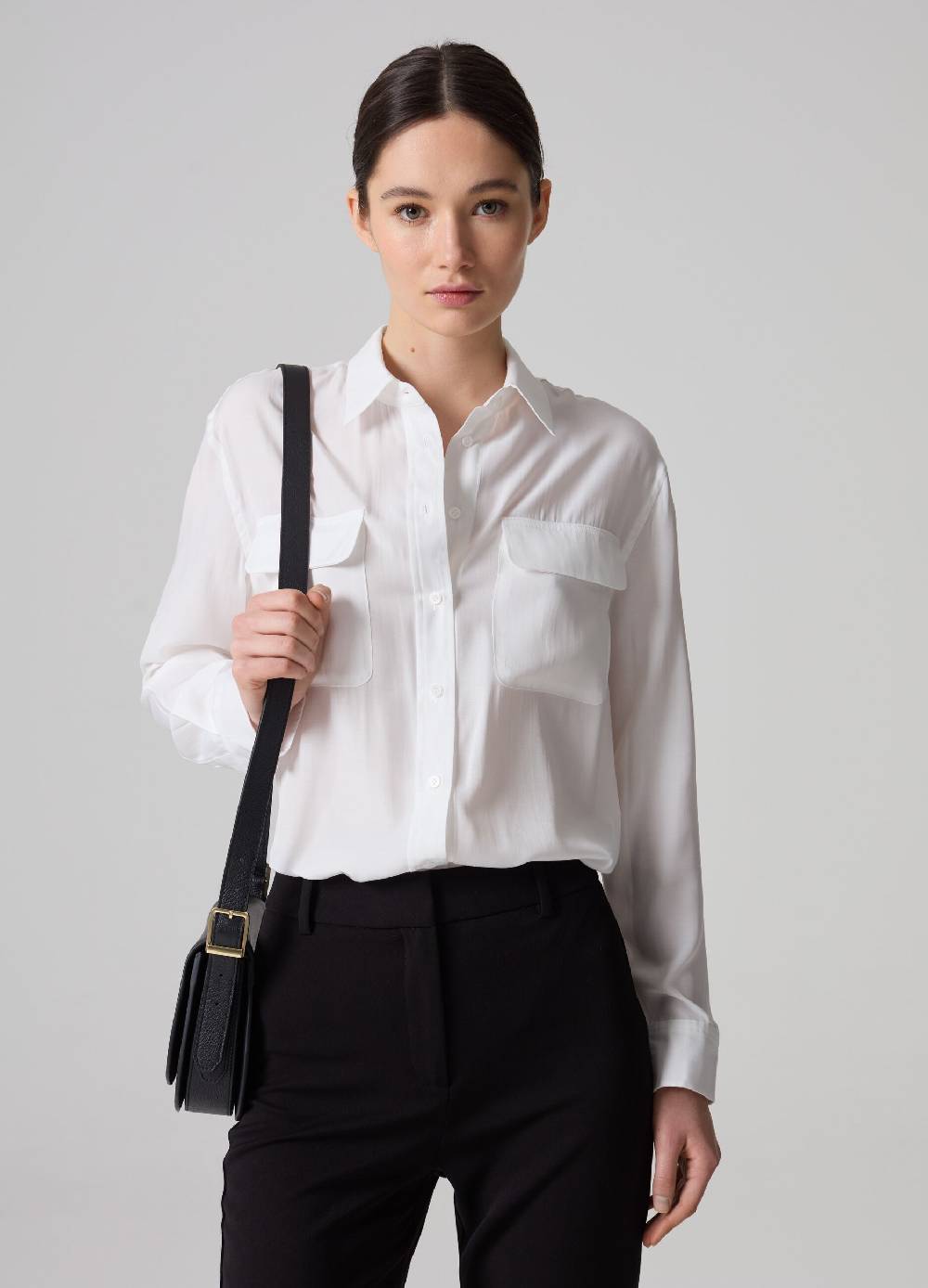 Ovs Camicia con tasche applicate PIOMBO