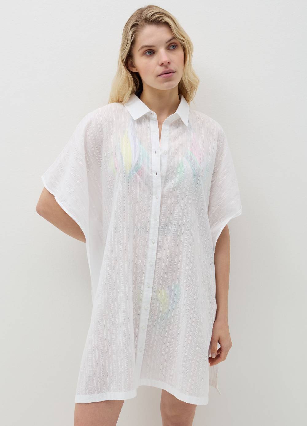 Ovs Camicia copri costume con trama a righe