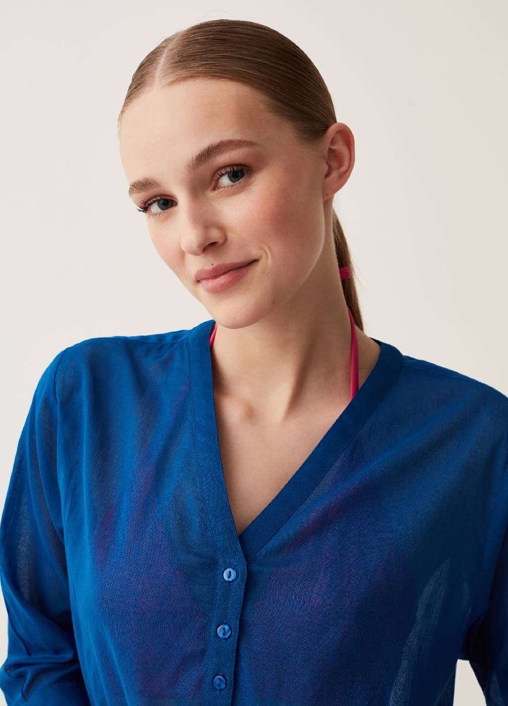 Ovs Camicia Copri Costume In Cotone