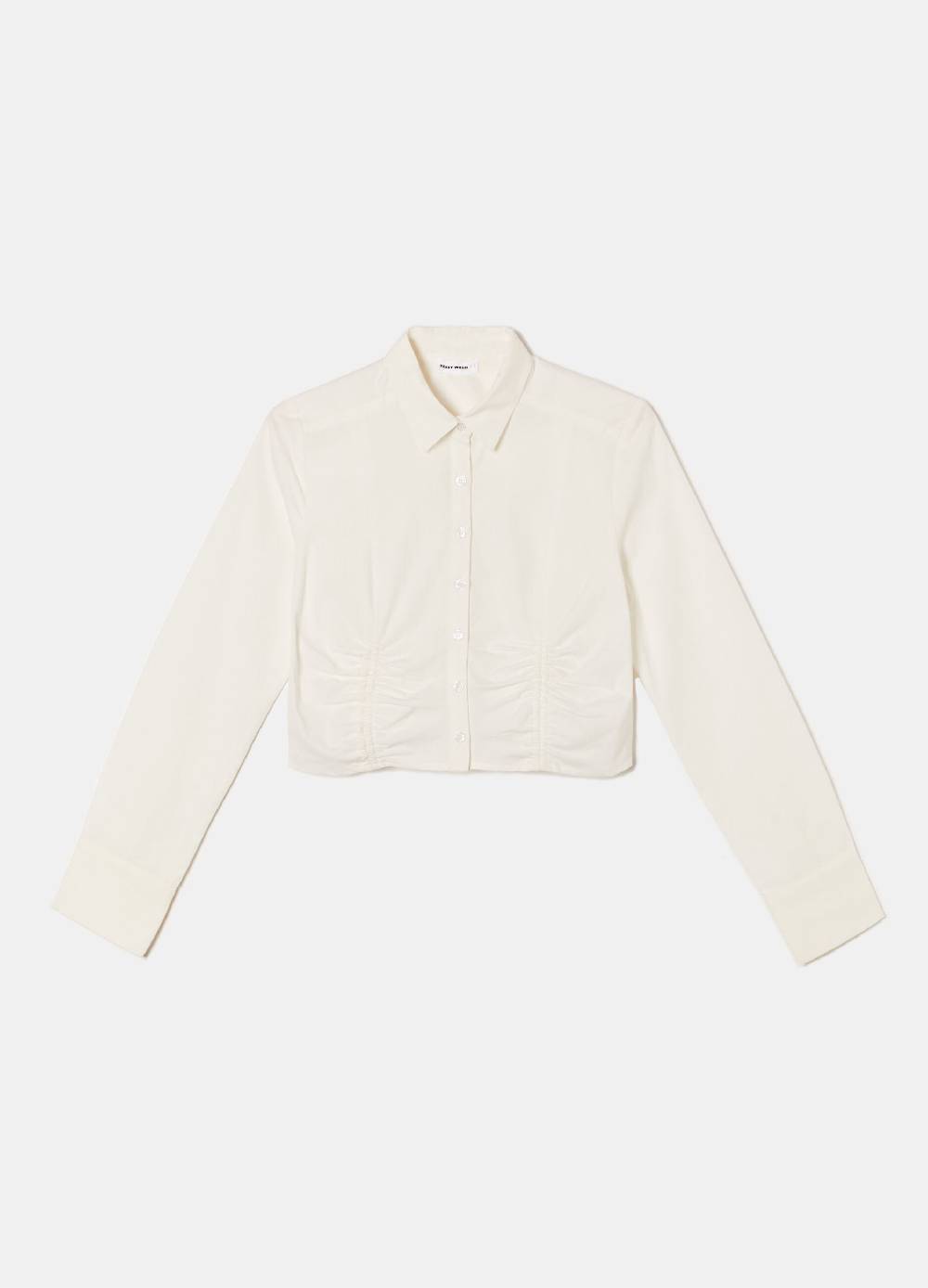 Ovs Camicia cropped con arricciature