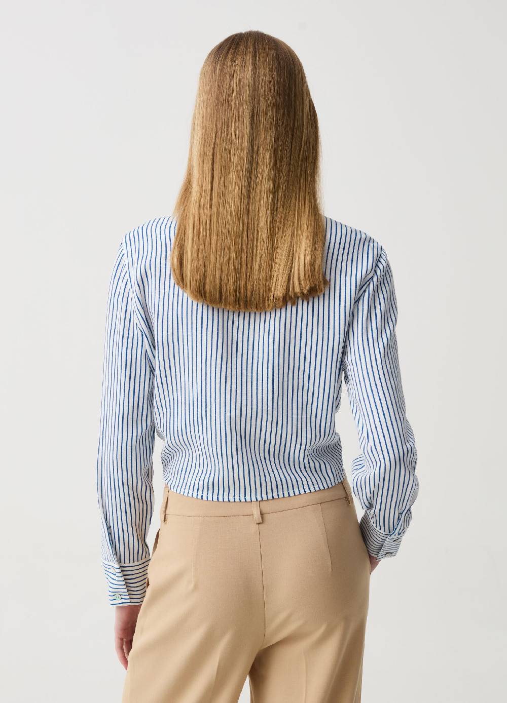 Ovs Camicia Cropped Con Nodo