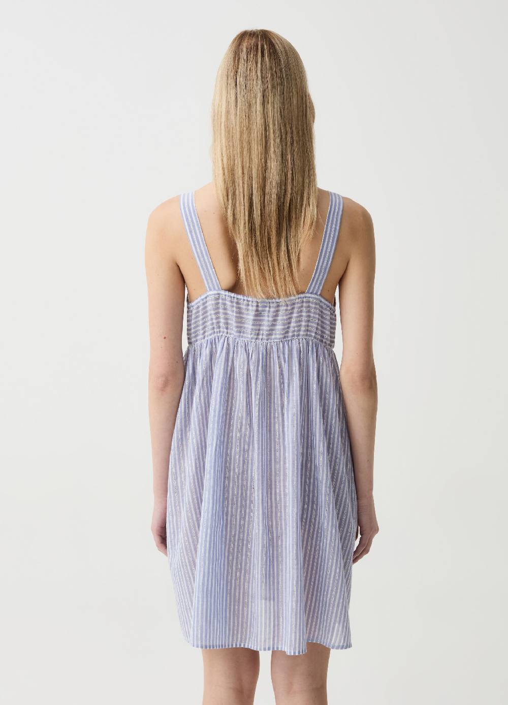 Ovs Camicia Da Notte A Righe Con Nappine