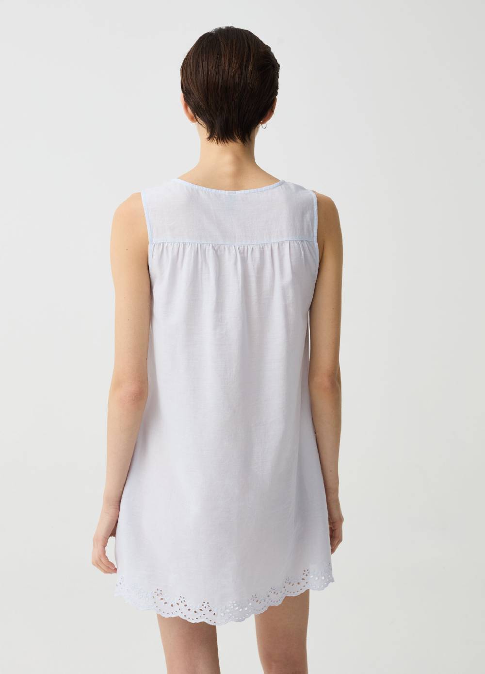 Ovs Camicia Da Notte Con Profili In Sangallo