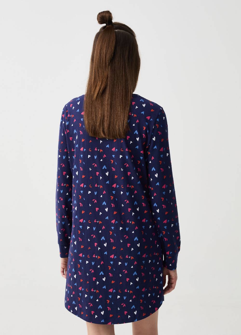 Ovs Camicia Da Notte Con Stampa Cuori