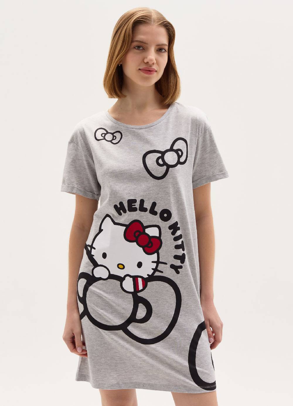 Ovs Camicia da notte con stampa Hello Kitty