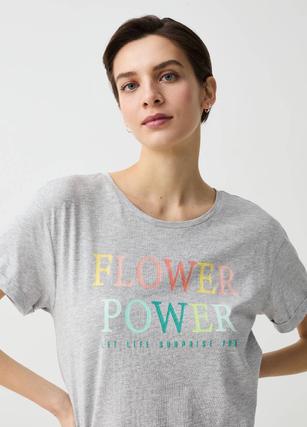 Ovs Camicia Da Notte Con Stampa Lettering