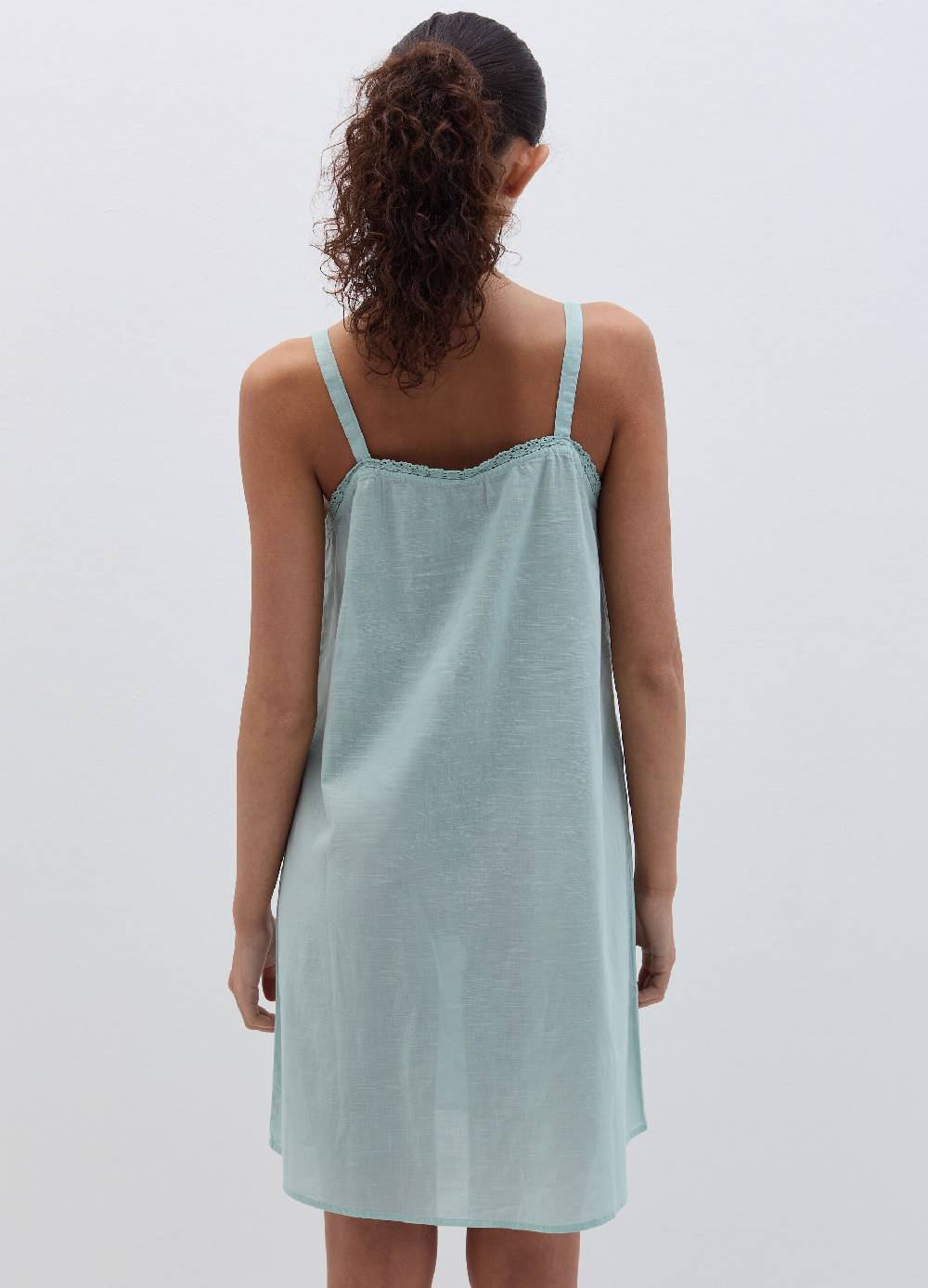 Ovs Camicia Da Notte In Cotone Con Ricamo