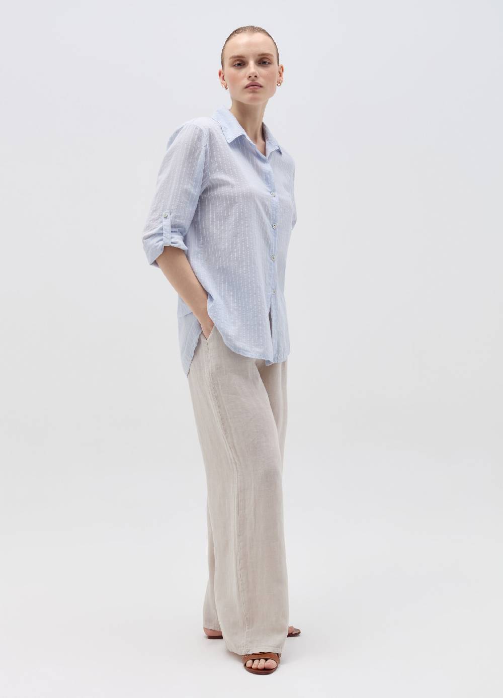 Ovs Camicia in cotone a righe