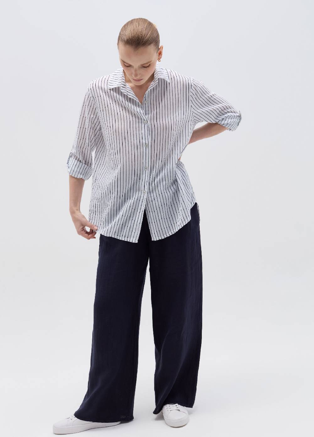 Ovs Camicia in cotone a righe