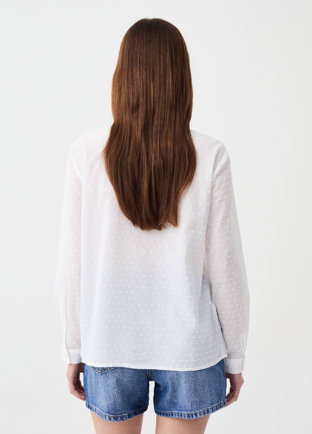 Ovs Camicia In Cotone Dobby