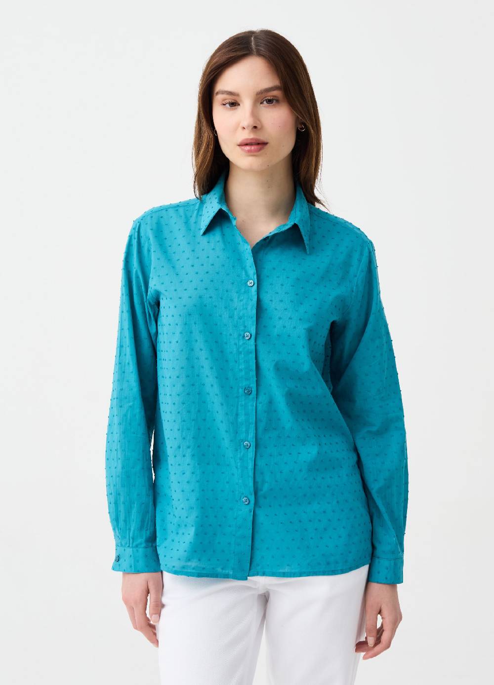 Ovs Camicia in cotone dobby