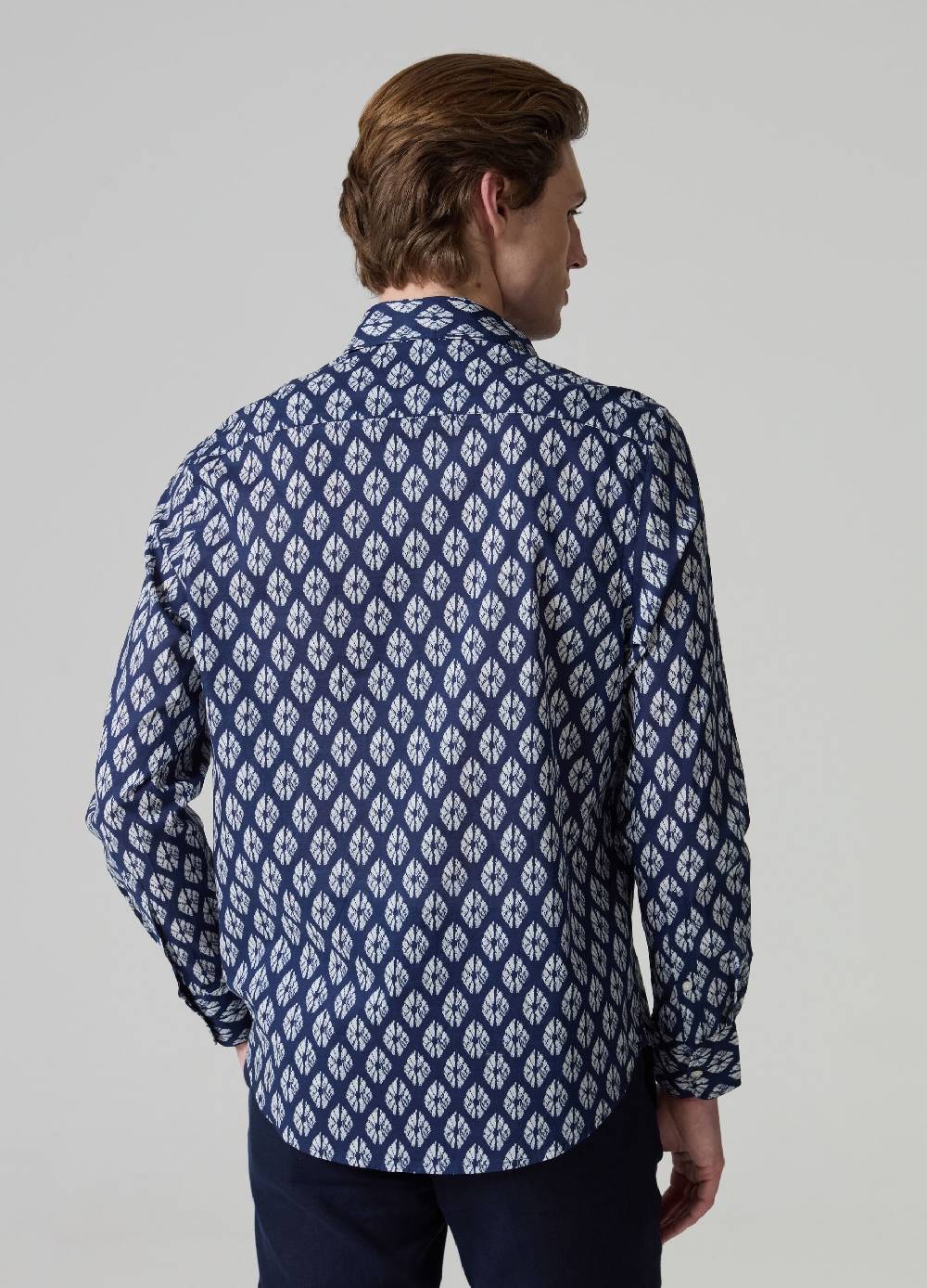 Ovs Camicia In Cotone Fantasia A Rombi