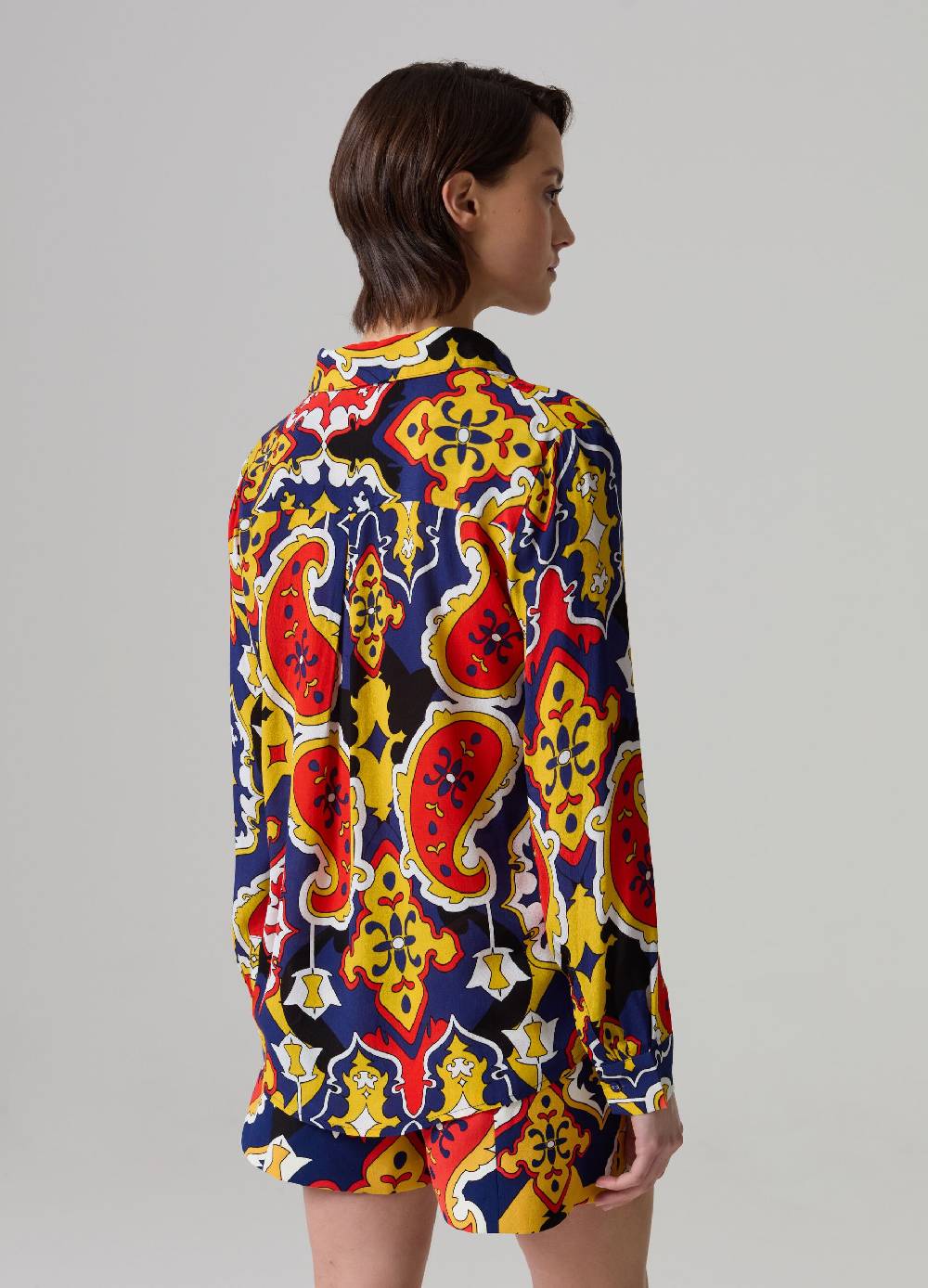 Ovs Camicia In Crêpe Con Stampa All-over