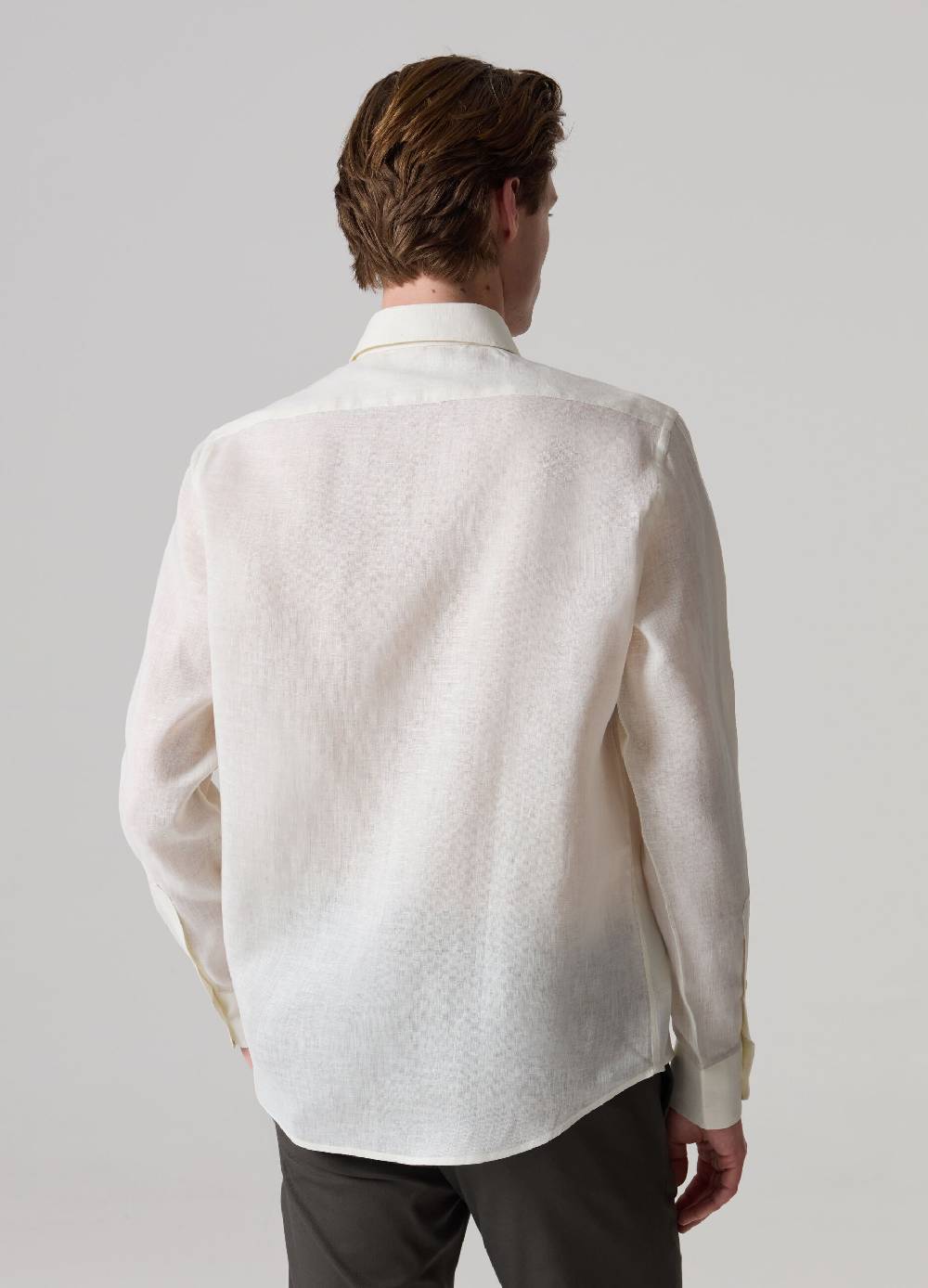 Ovs Camicia In Lino Con Colletto Classico