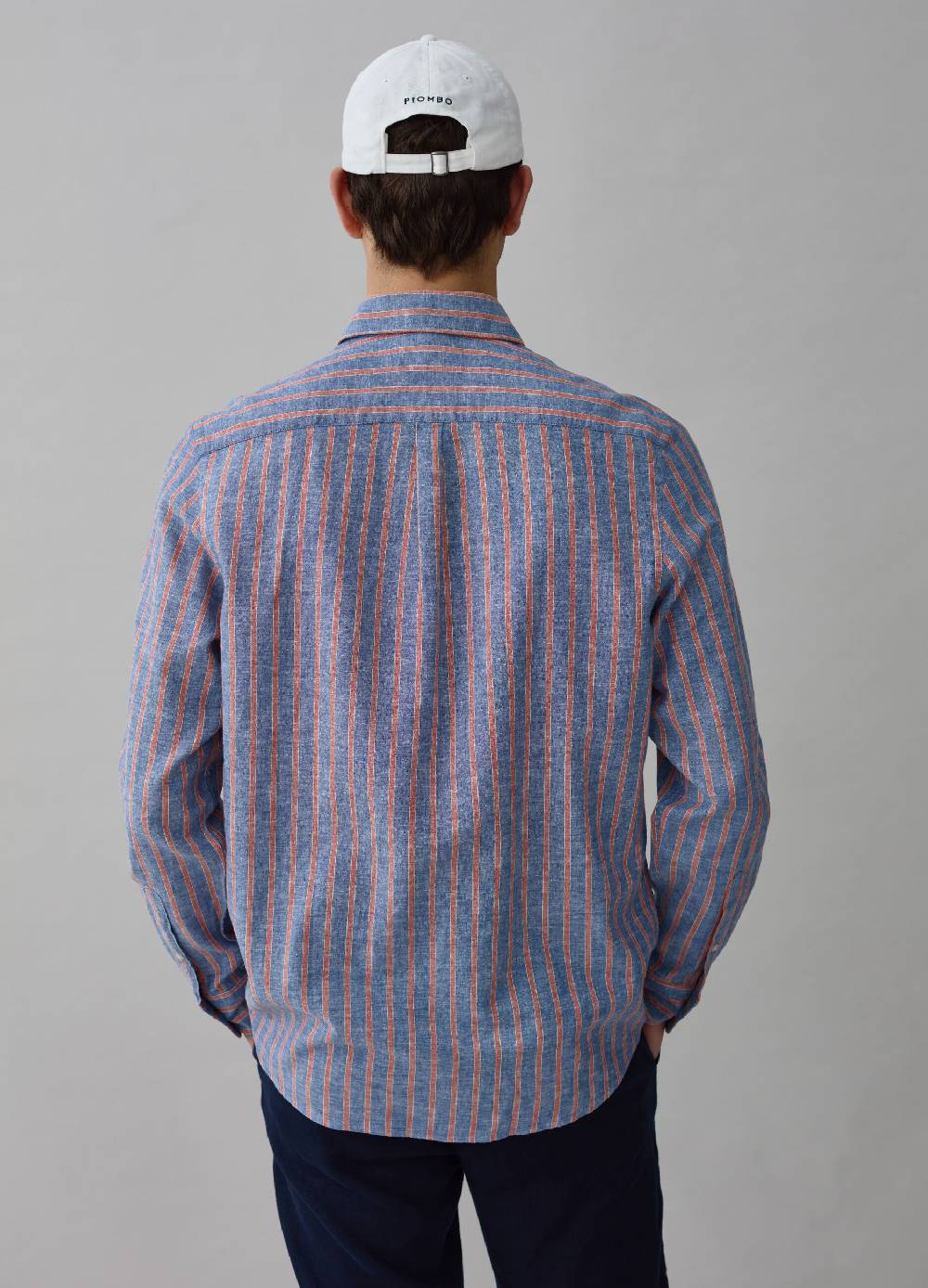 Ovs Camicia In Lino E Cotone A Righe