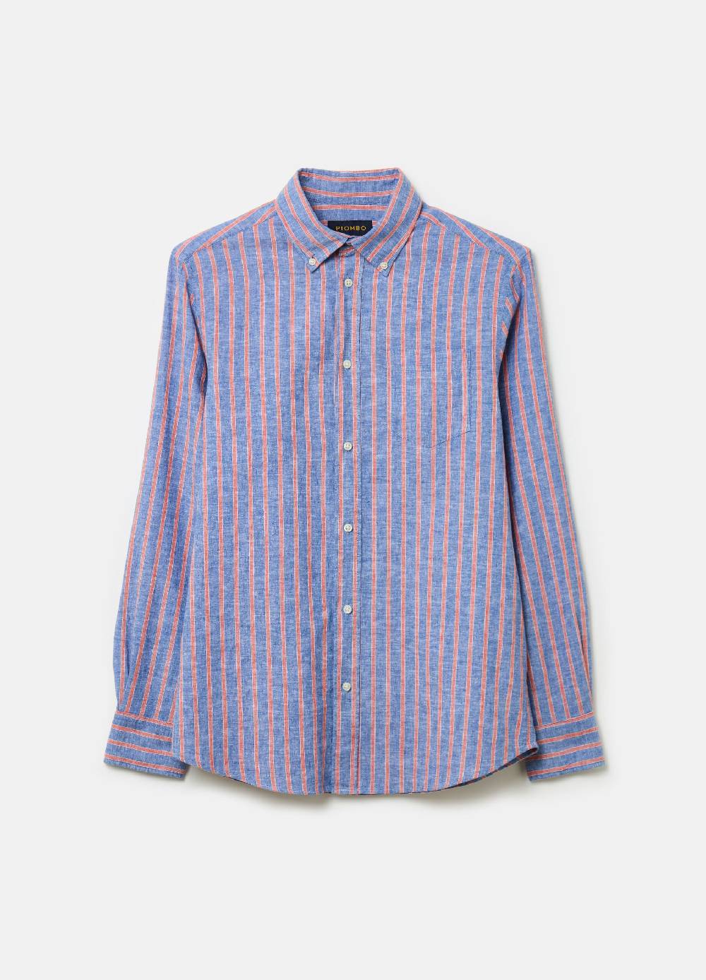 Ovs Camicia In Lino E Cotone A Righe