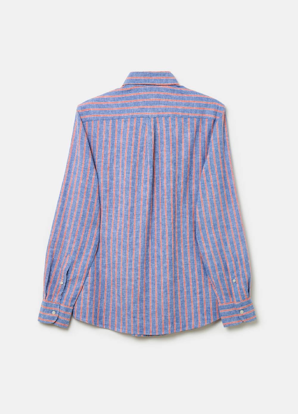 Ovs Camicia In Lino E Cotone A Righe