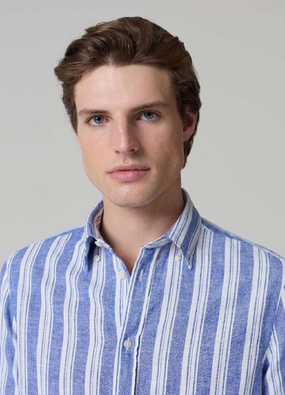 Ovs Camicia In Lino E Cotone A Righe