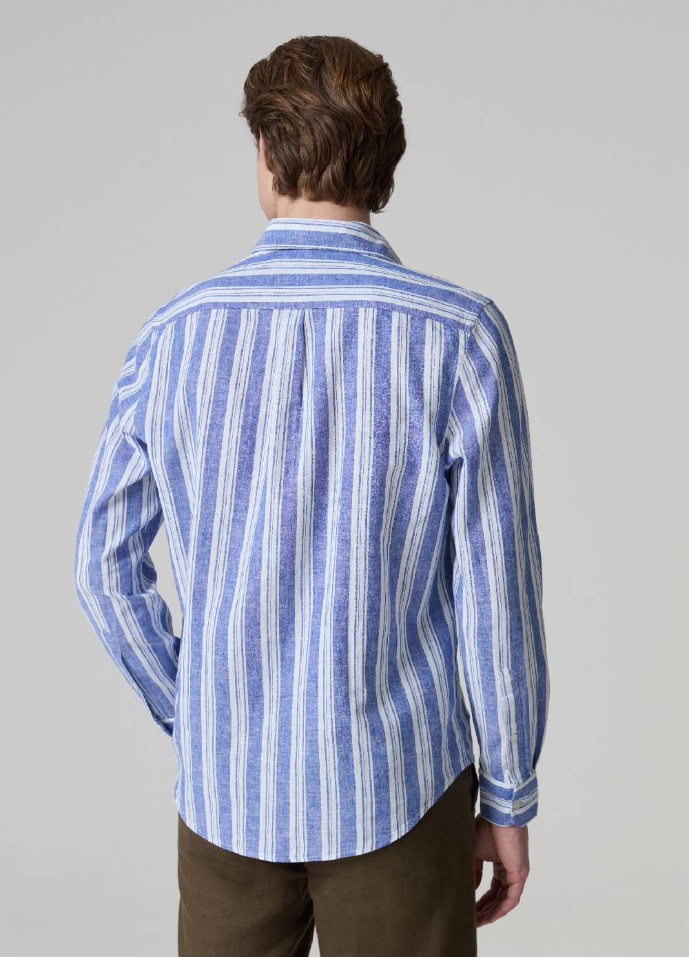 Ovs Camicia In Lino E Cotone A Righe