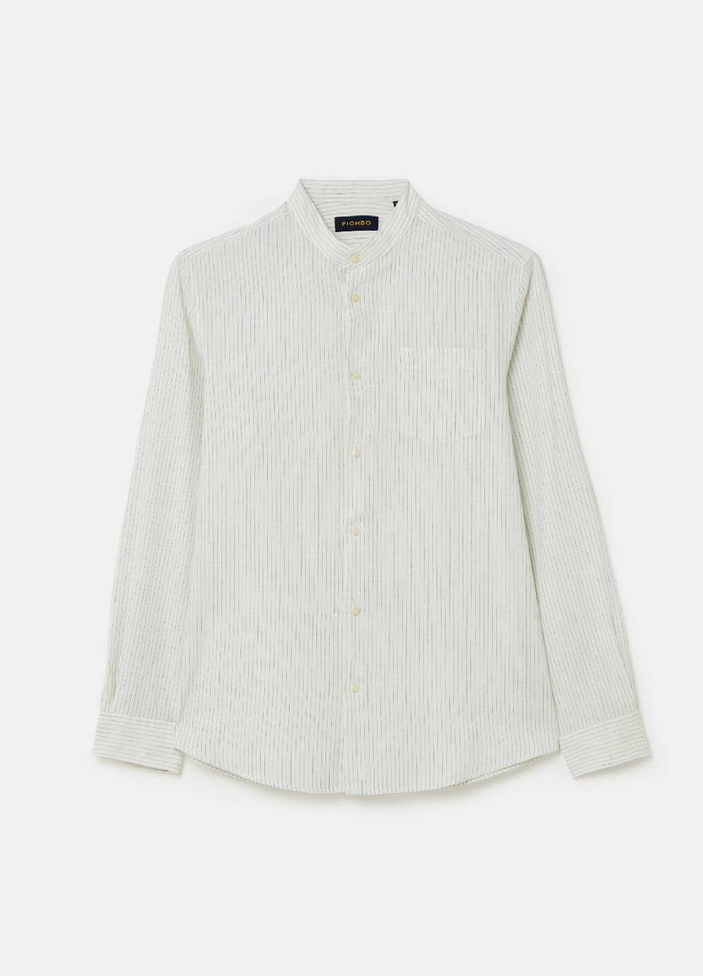 Ovs Camicia In Lino E Cotone A Righe Sottili