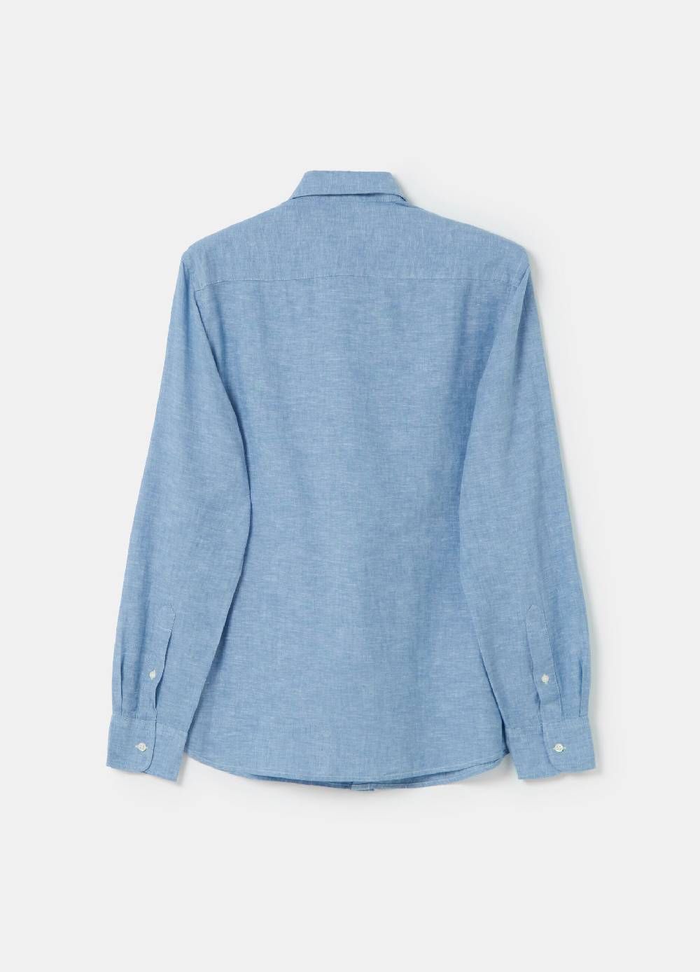 Ovs Camicia In Lino E Cotone Chambray
