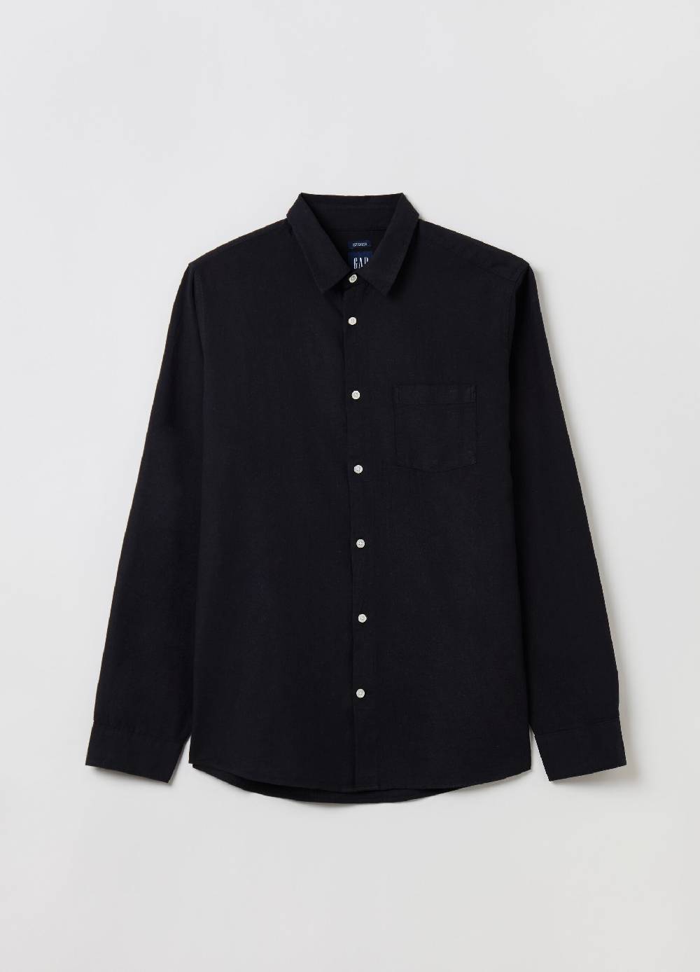 Ovs Camicia In Lino E Cotone Con Tasca