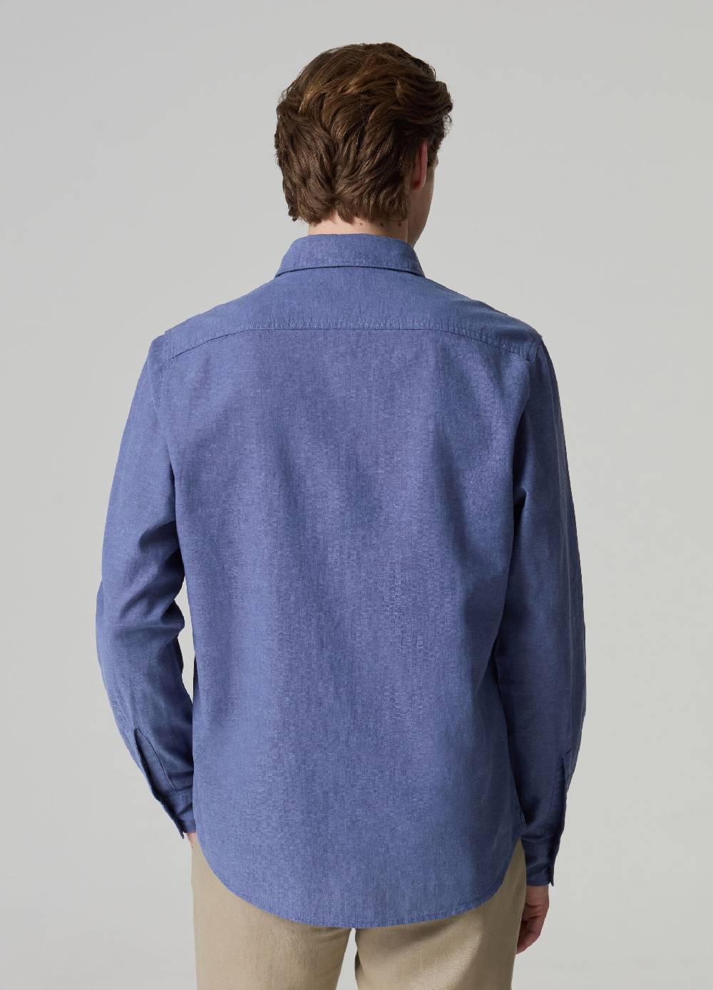 Ovs Camicia In Lino E Cotone Con Tasche