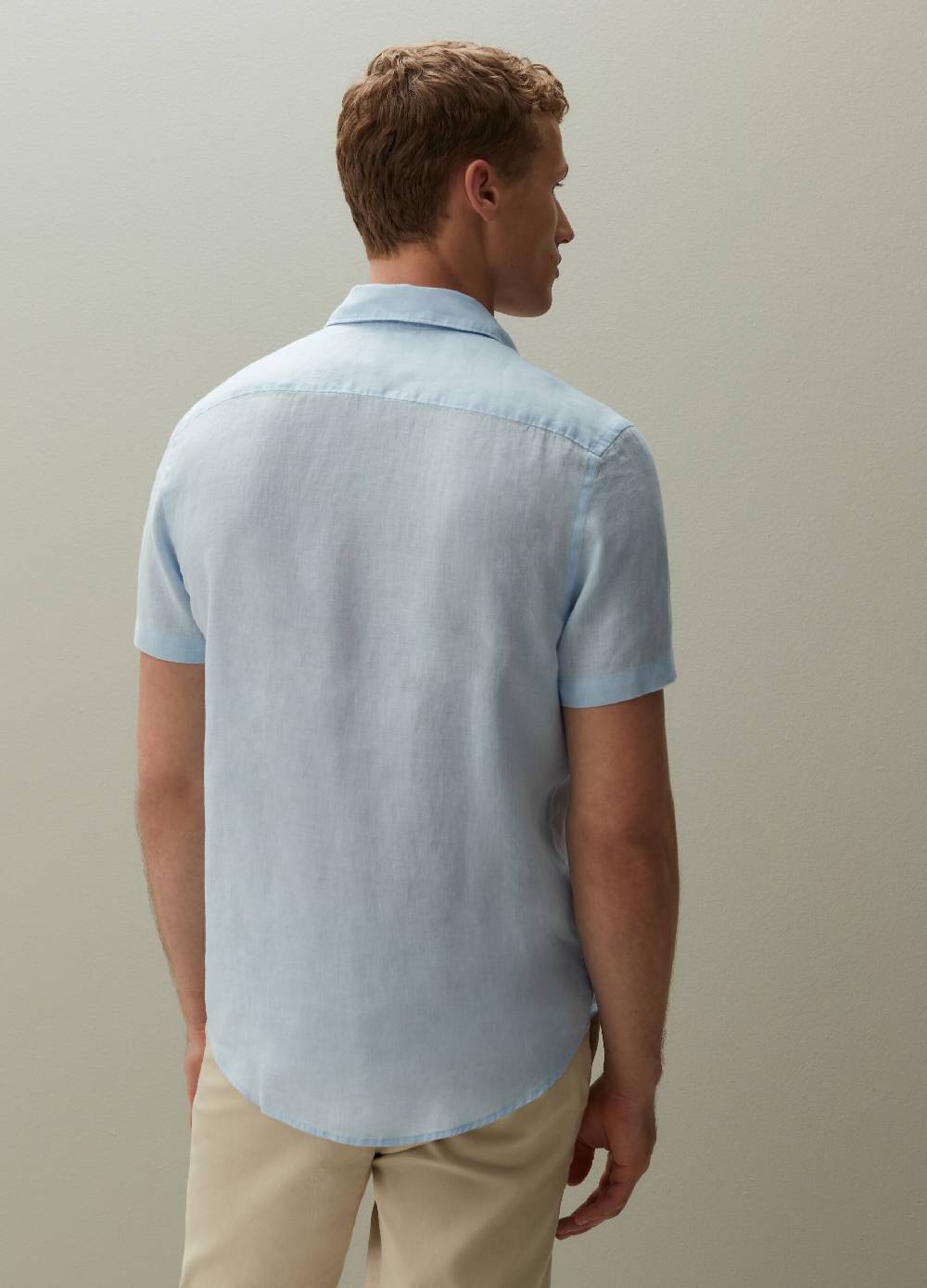 Ovs Camicia In Lino Maniche Corte
