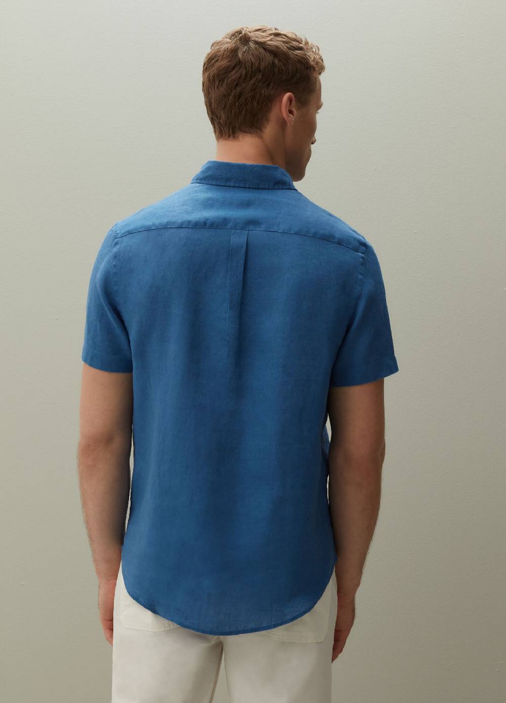 Ovs Camicia In Lino Maniche Corte