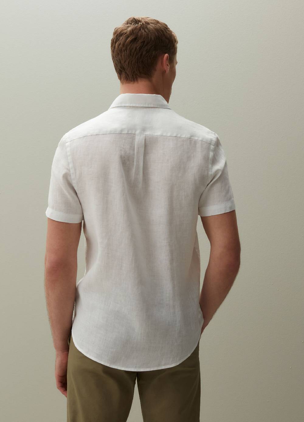 Ovs Camicia In Lino Maniche Corte